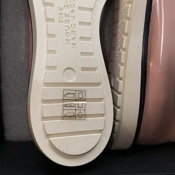 🔥🔥🔥 NEW Marc Jacobs The Mouse Shoe Demi-Wedge Pink Pointy Flats Shoes - Picture 7 of 7